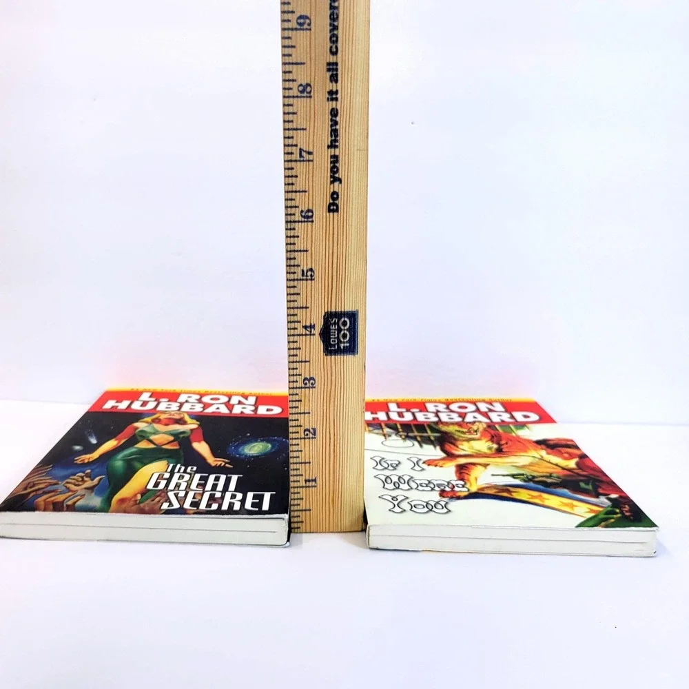 L. Ron Hubbard Paperback Books The Great Secret If I Were You Sci-Fi Adult Set